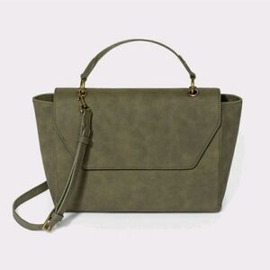 Universal Thread  Top Handle Shoulder Handbag Olive Green